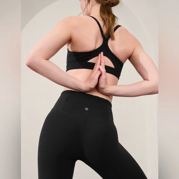 NWT Athleta Ultra High Rise Elation 7/8 Black Tight Size XS/P